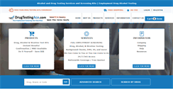 Desktop Screenshot of drugtestingace.com
